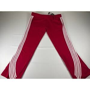Urban Beast Track Pants Mens 2XL Red White Stripe Jogger Sweatpants NWT